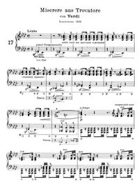 Miserere du Trouvère de Verdi - Franz Liszt